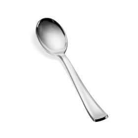 Tepco Settings 100 knives in gleaming silver plasticware for meals