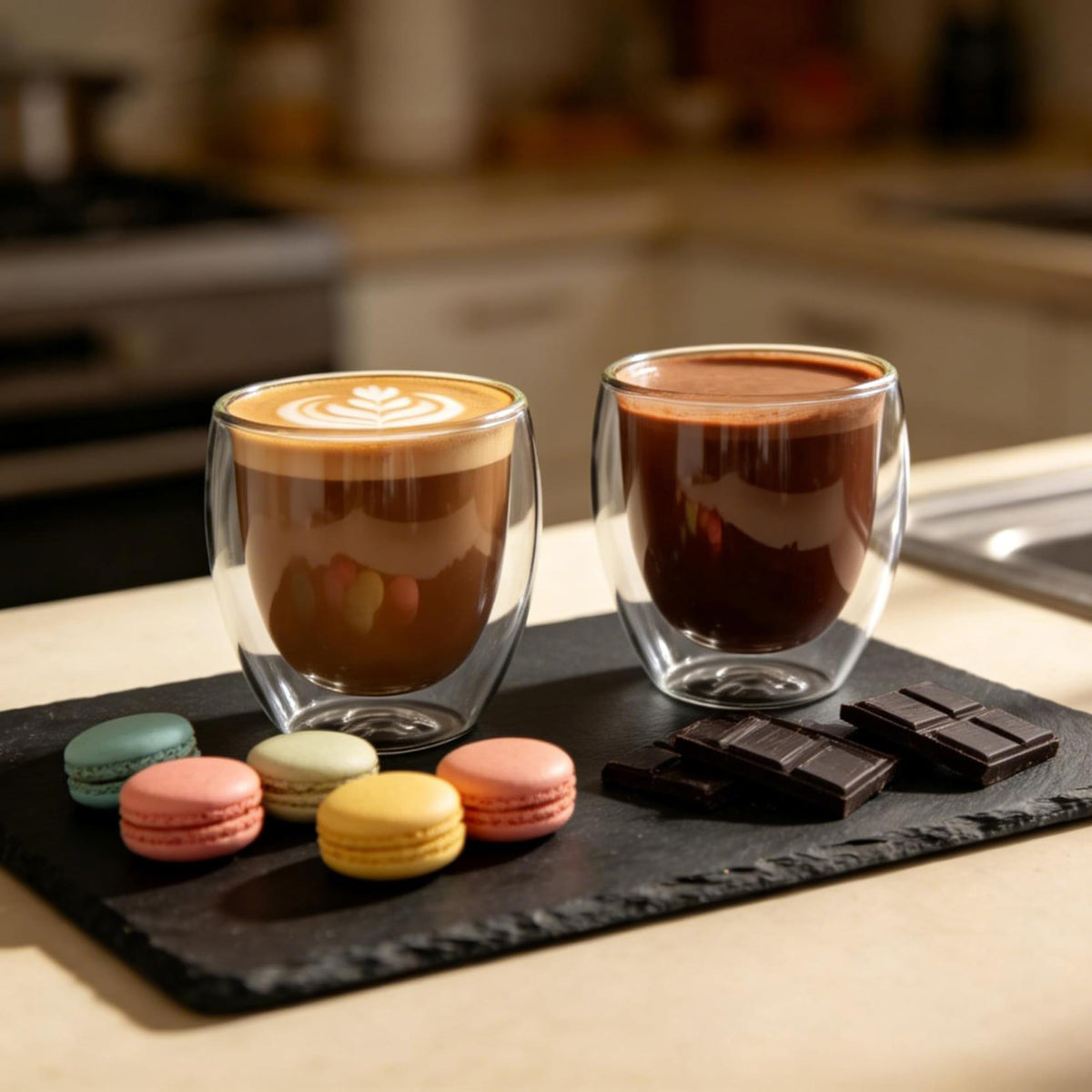 TEPLONEST set of two espresso cups for everyday use.