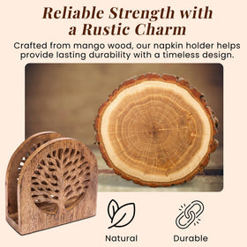 Tepo durable mango wood construction for long-lasting use in kitchen and dining