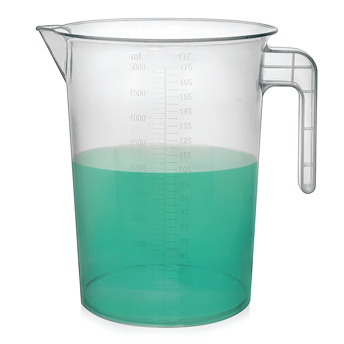 Terbold 5L pitcher with close-up cap showing durable, shatterproof plastic