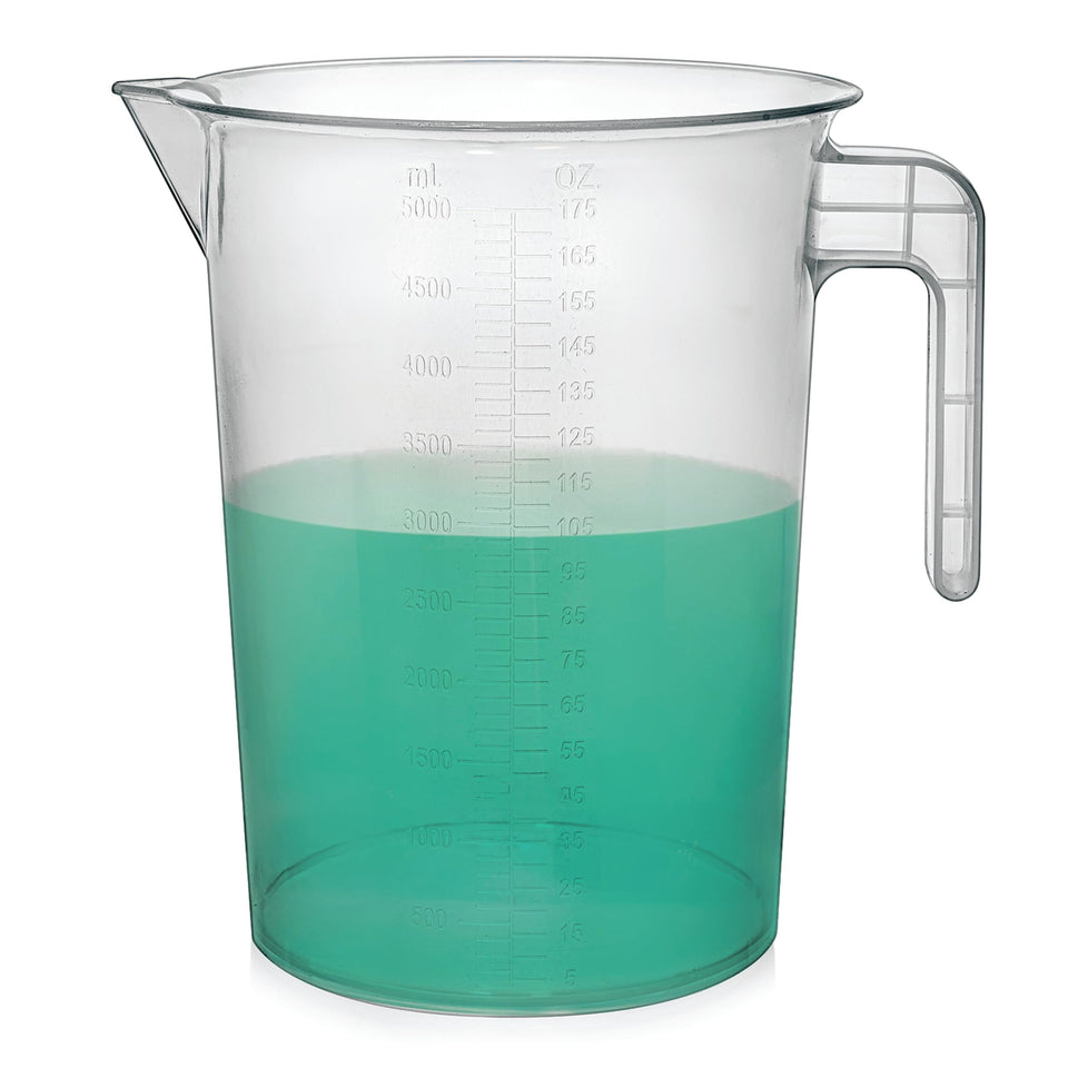 Terbold 5L pitcher with close-up cap showing durable, shatterproof plastic