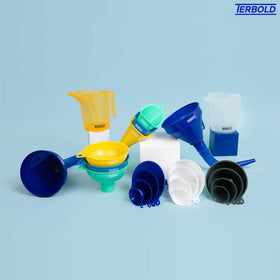 Terbold versatile funnels suitable for kitchen, car care, home, or lab tasks