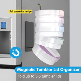 Terficer Stanley 40oz tumbler organizer on wall saves counter space.