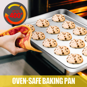 Terlulu baking sheet easy-clean mirror surface helps food release