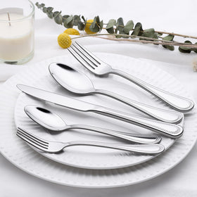 Terlulu mirror-polished finish enhances any table with a premium look.