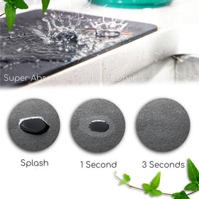 Ternal DripGuards non-slip bottom keeps mats steady under heavy appliances.