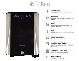 Terpkooler Essential Cooler storage ideas for herbs, oils, cosmetics, and skincare