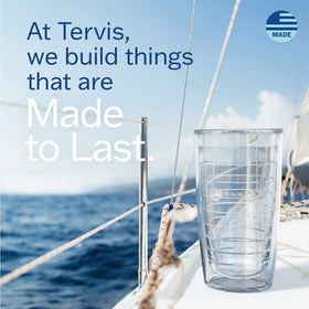 Tervis BPA-free symbol close-up, safe and odor-free use.