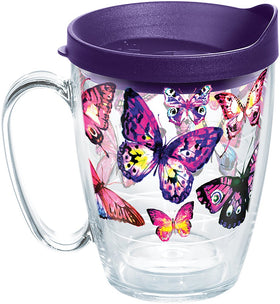 Tervis Butterfly Passion design on insulated tumbler for stylish sipping.