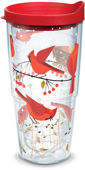 Tervis 1318345 Cardinals insulated tumbler with wrap lid keeps drinks at the ideal temperature.