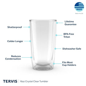 Tervis Currents 16oz tumbler top view shows spill-resistant lid.