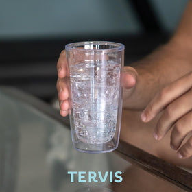 Tervis tumbler demonstrating durability for everyday use
