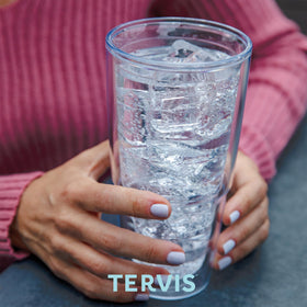 Tervis Gerbera Daisies image in bright lighting highlights cheerful hydration options.