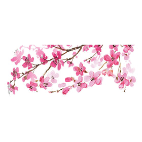 Tervis Japanese Cherry Blossom 16oz tumbler side view slim profile fits cup holders