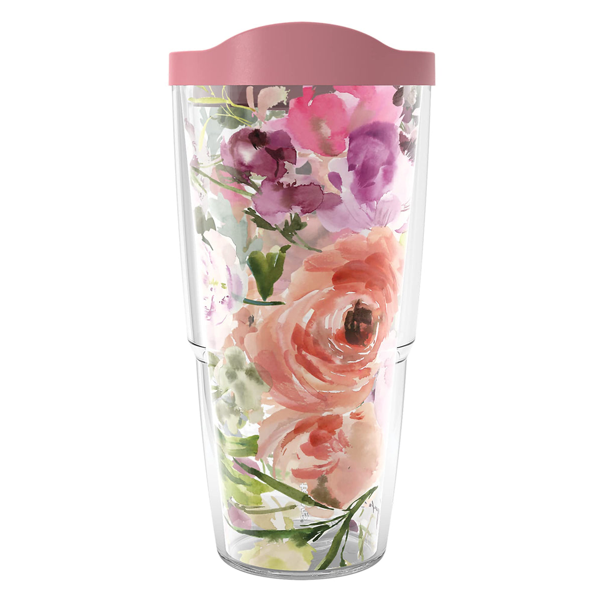Tervis Kelly Ventura floral design featuring a vibrant pattern for stylish hydration.