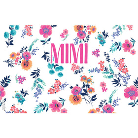 Tervis Mimi floral pattern side view highlighting compact, everyday tumbler for on-the-go use.