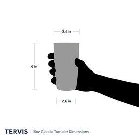 Tervis Nana top-down view illustrates compact size fitting cup holders.