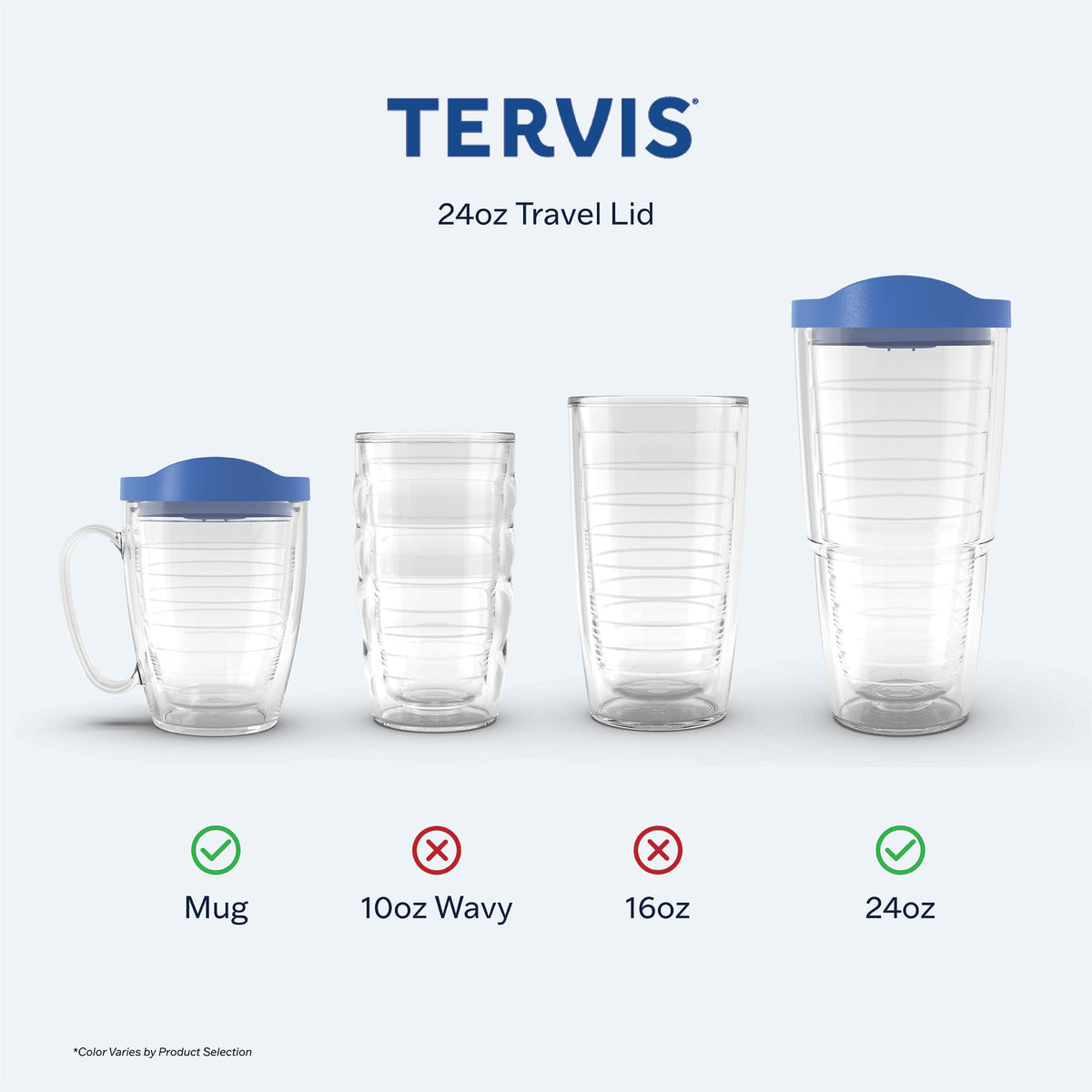 Tervis Travel Lid on a tumbler demonstrating top-rack dishwasher safe convenience.