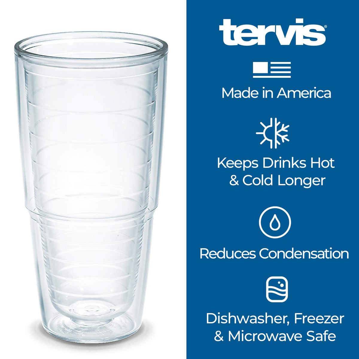 Tervis tumbler lid-off assembly shown for easy cleaning.