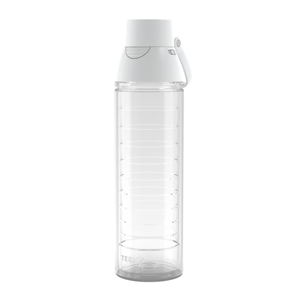 Tervis Venture Lite clear bottle shows content visibility for easy monitoring.