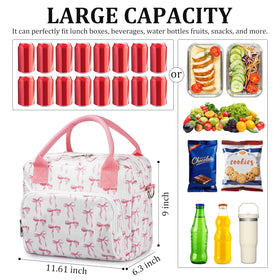 TESAFNG corduroy lunch bag texture adds durable daily use with style