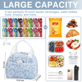 TESAFNG lunch bag side view showing large capacity and easy carry