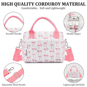 TESAFNG lunch bag front pocket stores essentials for quick access