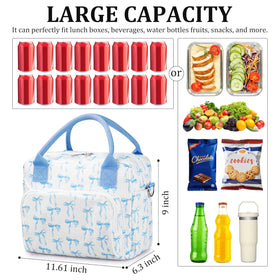 TESAFNG lunch box side view highlights leakproof design for mess-free transport.