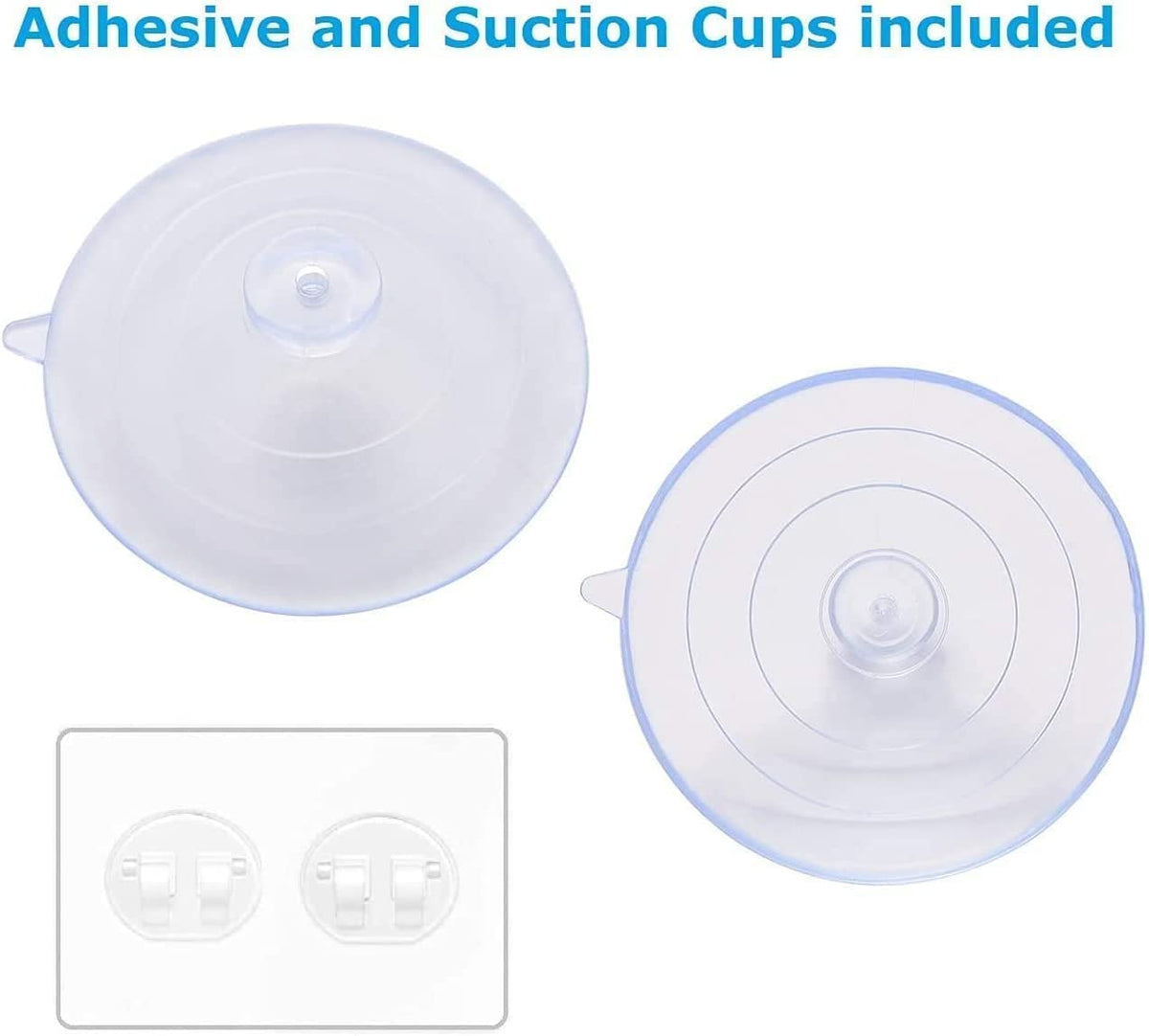 Holds one sponge and one cloth hanger for compact organization.