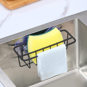 TESOT suction cups secure the holder for splash-free sponge storage.