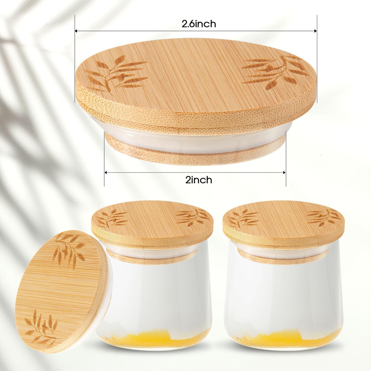 Tessco for you bamboo lid with silicone ring provides a tight, reusable seal