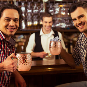 Rose gold finish on Tessco for you mug set adds stylish decor