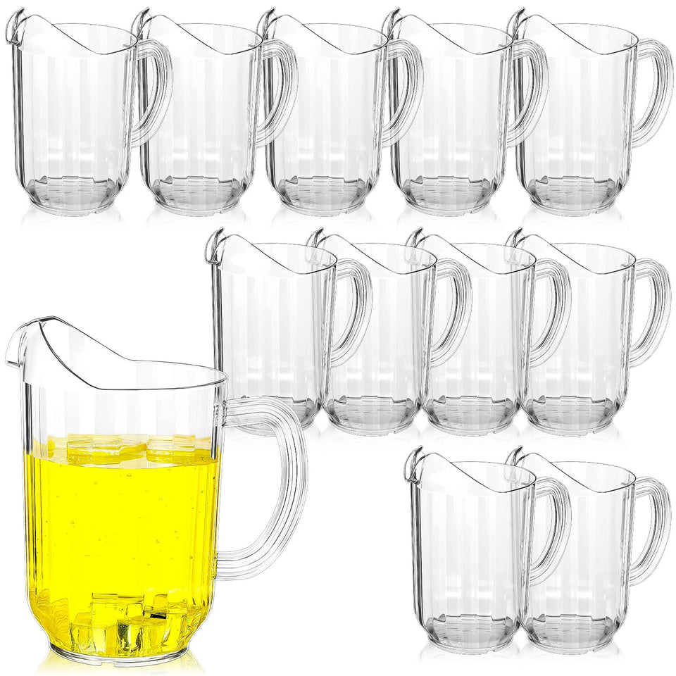 Tessco for you 60oz clear pitcher ideal for water and juice daily use.