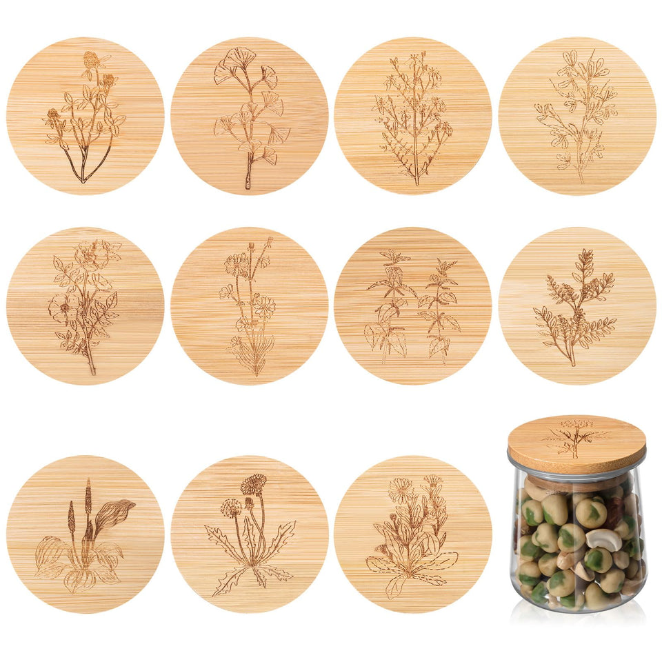 Tessco for you yogurt lids with flower pattern for airtight storage