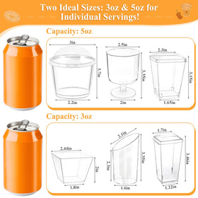 Tetutor spoons-included cups for quick event serving.