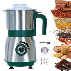 Tewpoy versatile kitchen grinder in action for fast, even spice grinding.