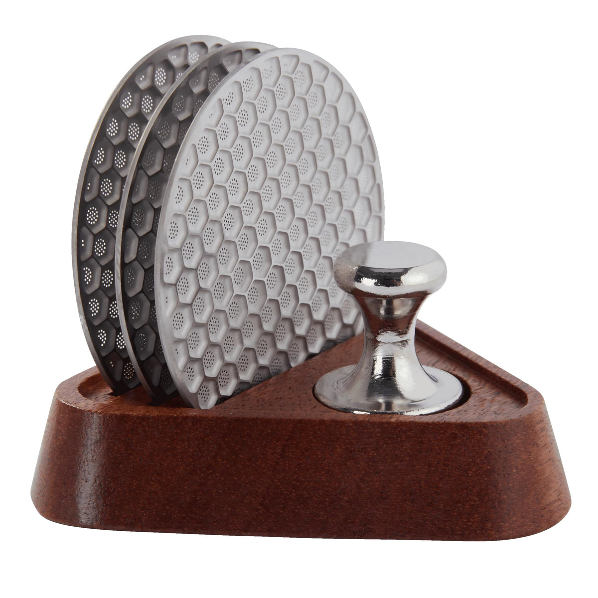 Teyearlife espresso puck screen 53.5mm evenly distributes water for balanced extraction.