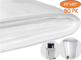 TezPak premium filters packaged in a 50-count bundle for daily use.