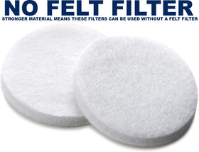 TezPak filters designed to fit leading cold brew makers for a snug seal.