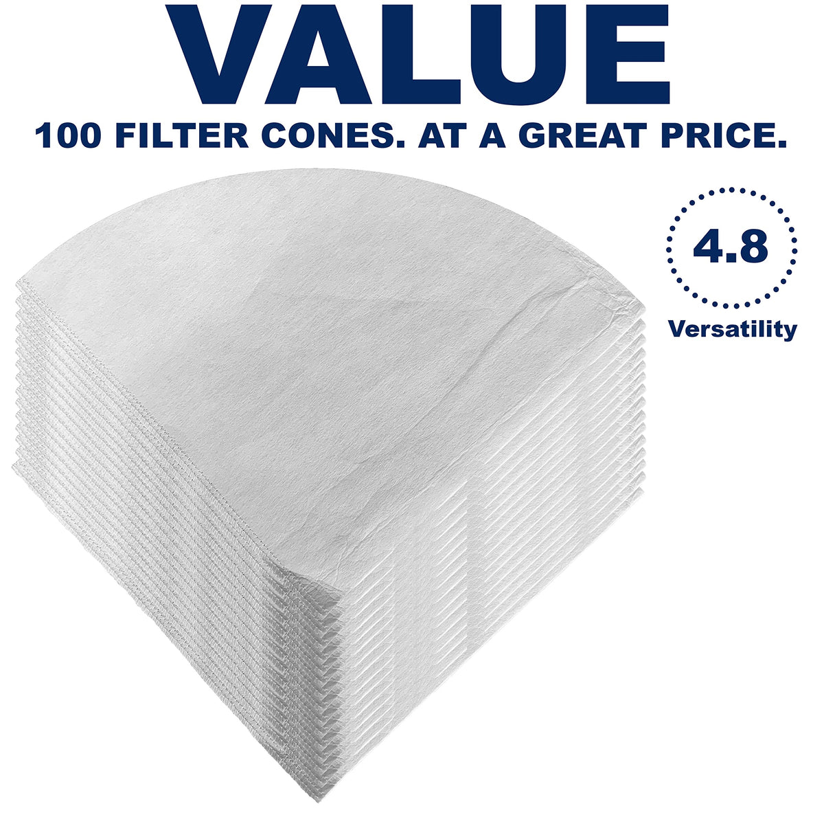 TezPak grease filter cone for quick, clean filtering in high-volume fry stations.
