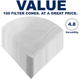 TezPak grease filter cone for quick, clean filtering in high-volume fry stations.