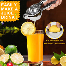 Suitable for lemons, limes, and oranges in home bar setups.