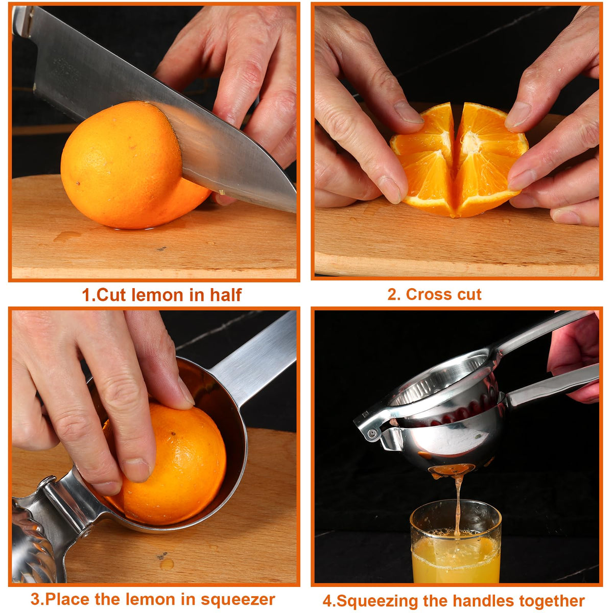 TEZZ lemon-squeezer durable kitchen tool for frequent juicing tasks.