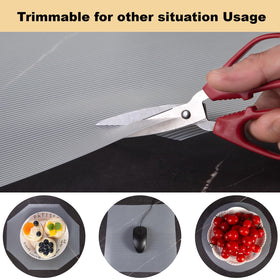 TEZZ shelf liner easy-clean spills after kitchen splashes with quick wipe