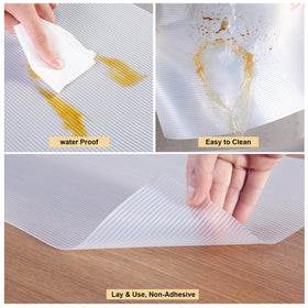 TEZZ shelf liner waterproof material close-up protecting surfaces from spills
