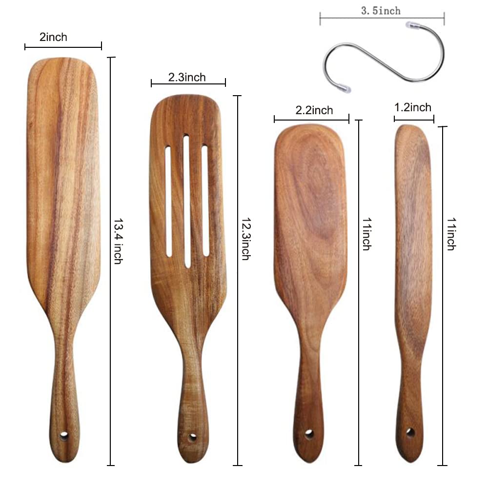 TEZZ Spurtle Set easy to clean and maintain after cooking.