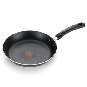 T-Fal Experience 12.5-inch fry pan on stove delivers even heat for consistent cooking
