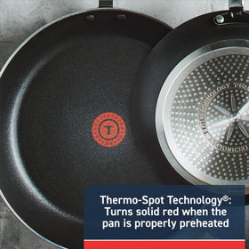 Titanium nonstick coating on T-Fal Experience enables easy food release and cleanup