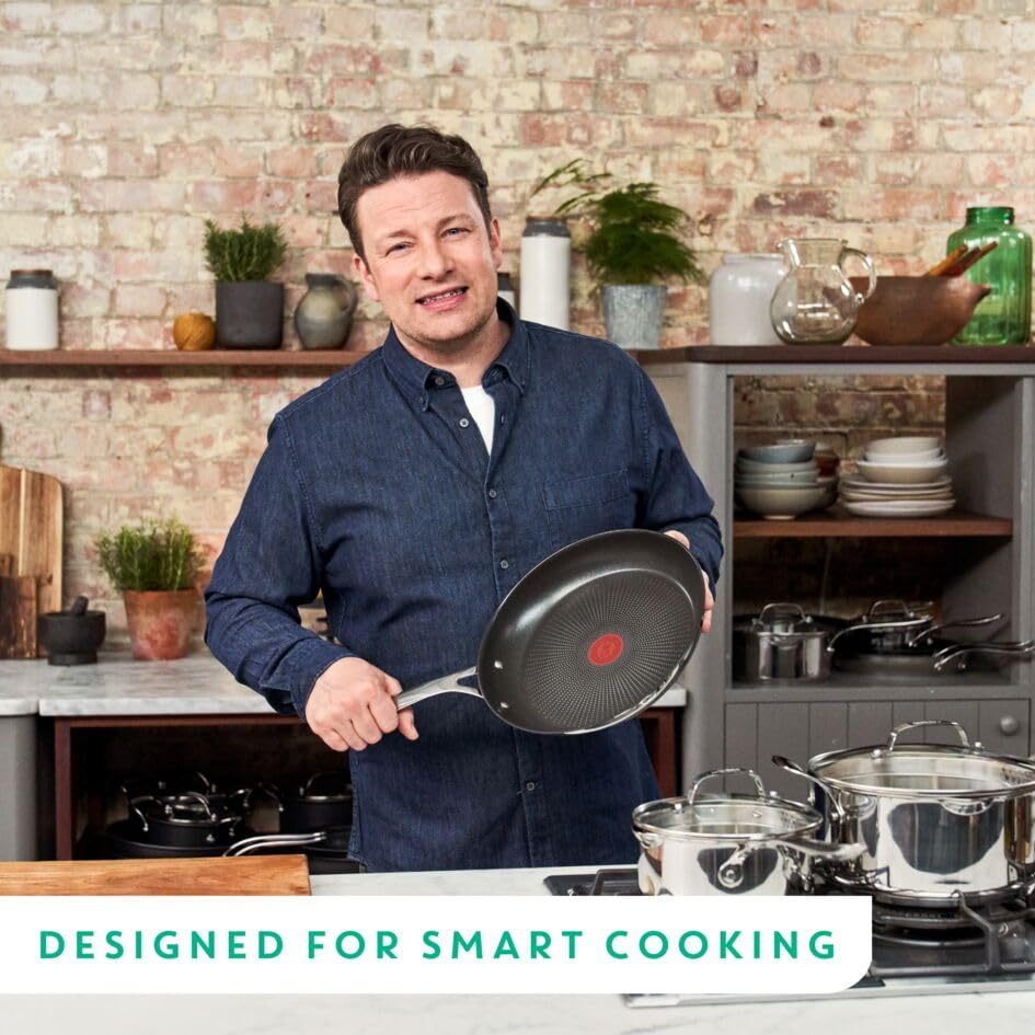 Oven-safe up to 500°F for finishing dishes with even heat.