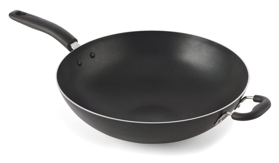 T-Fal Specialty nonstick wok front view — large capacity for family meals